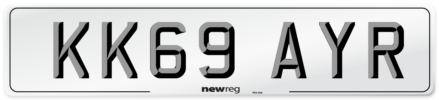 KK69 AYR Number Plate from New Reg